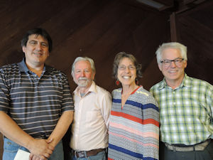Colleagues of Andrea Whipple: Jim Russ, Lew Chichester, Paula Fugman,  and John Marshall
